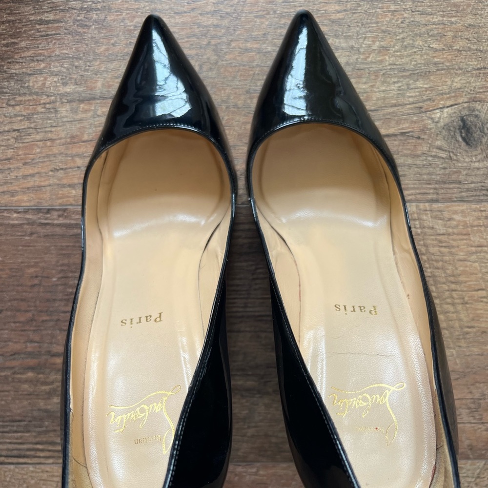 Christian Louboutin Size 39.5 Black Women's Heels